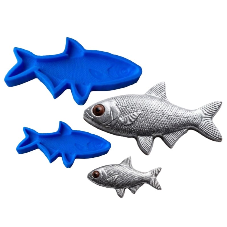 2 FISH Silicone Mould